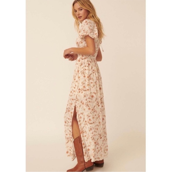 Promesa Dresses & Skirts - Promesa Peasant Floral Maxi Dress